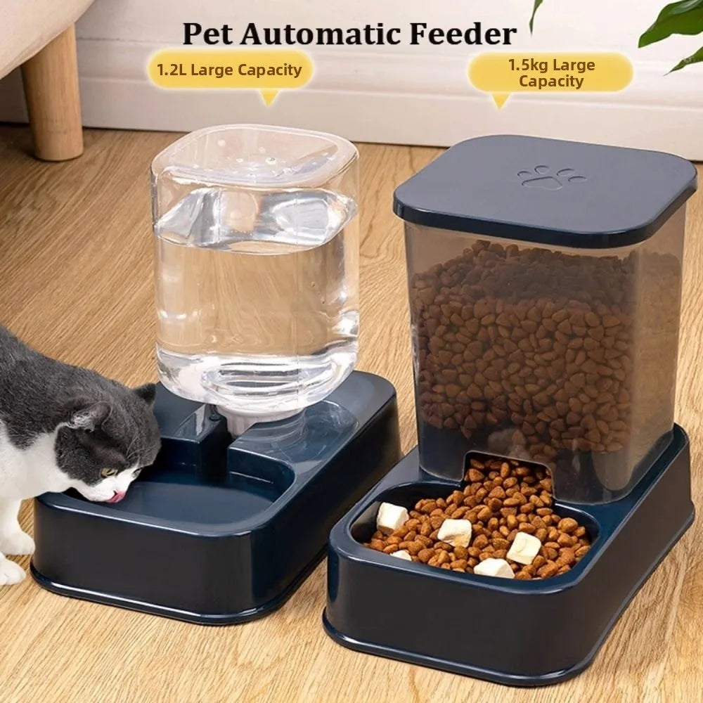 Dual Automatic Pet Feeder & Water Dispenser