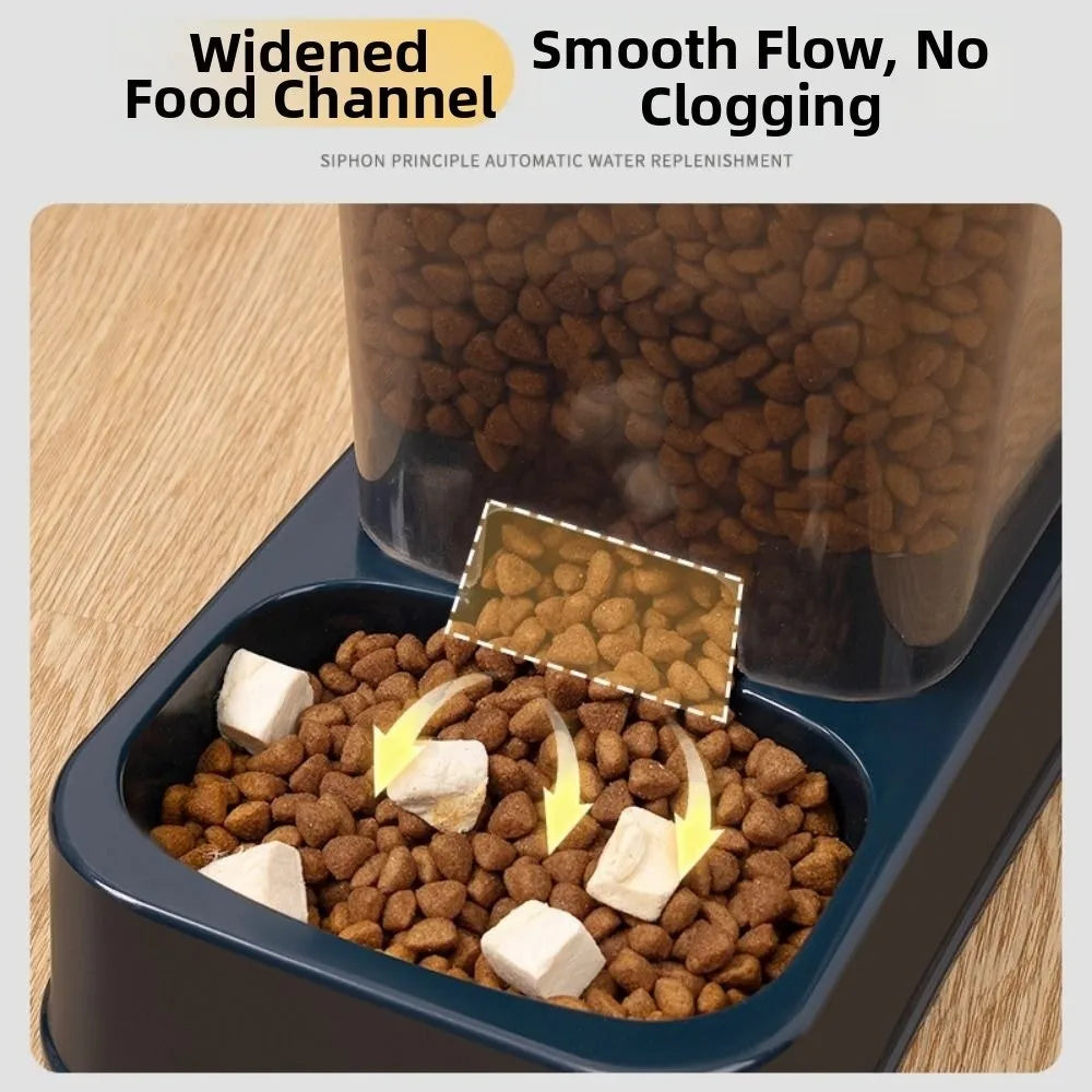 Dual Automatic Pet Feeder & Water Dispenser