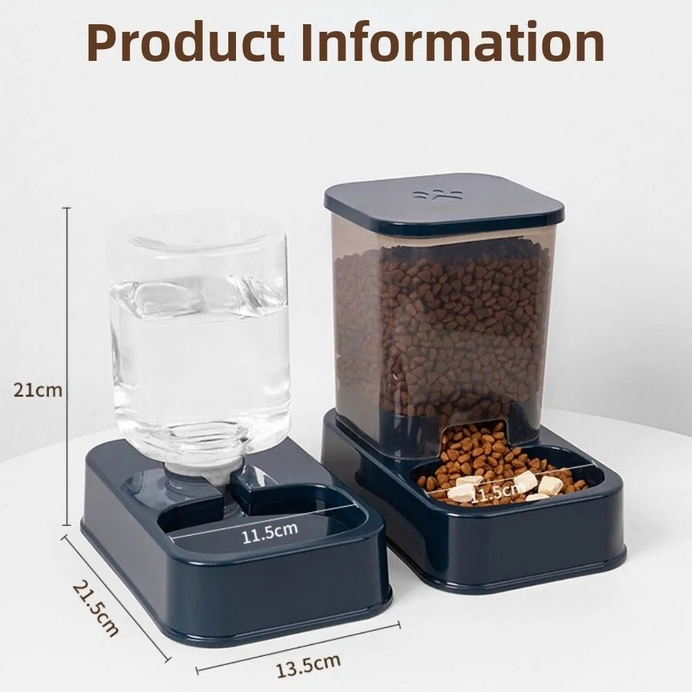 Dual Automatic Pet Feeder & Water Dispenser